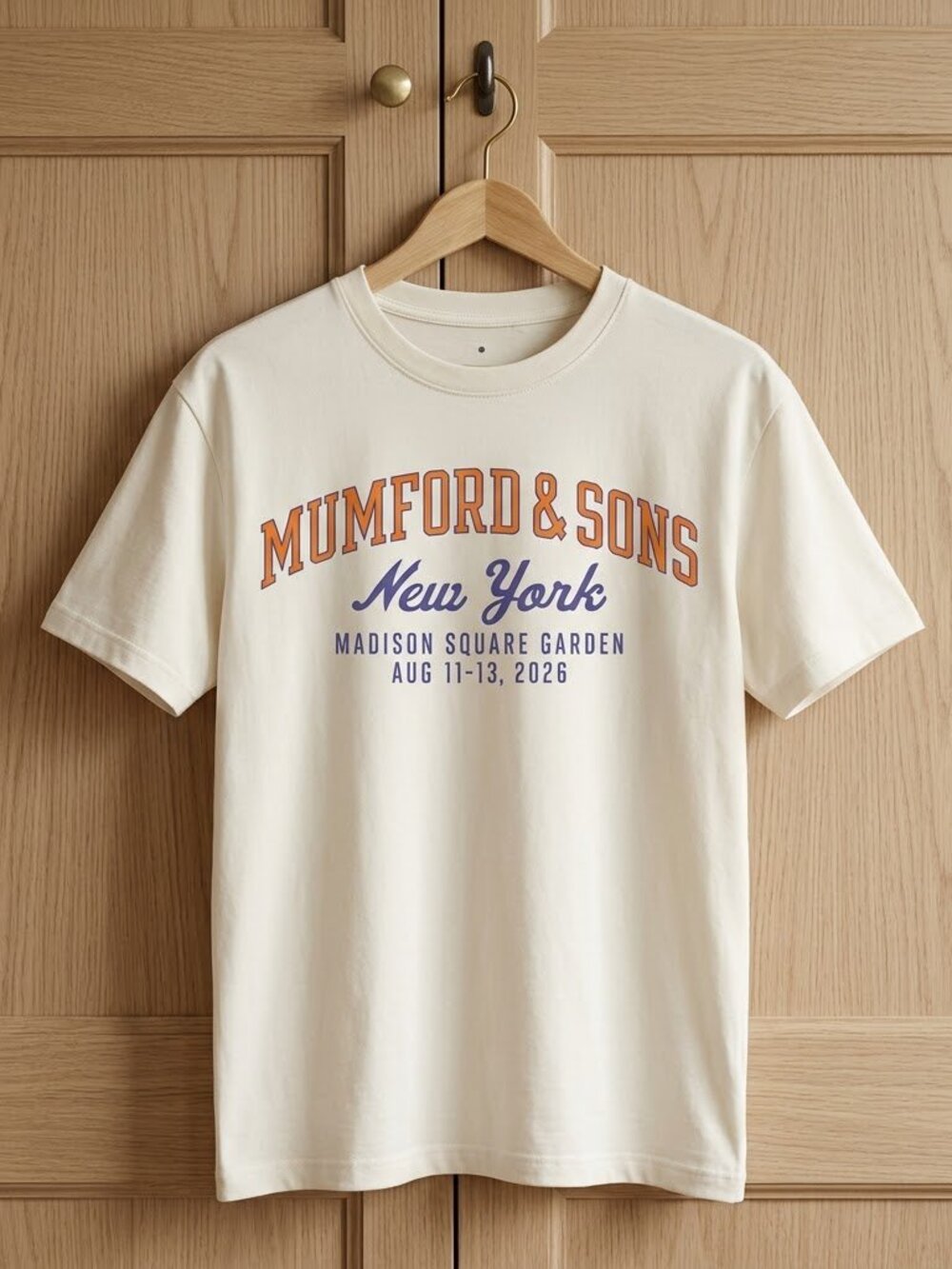 Mumford And Sons New York City 2026 Night 2 Event Poster At MSG Madison Square G